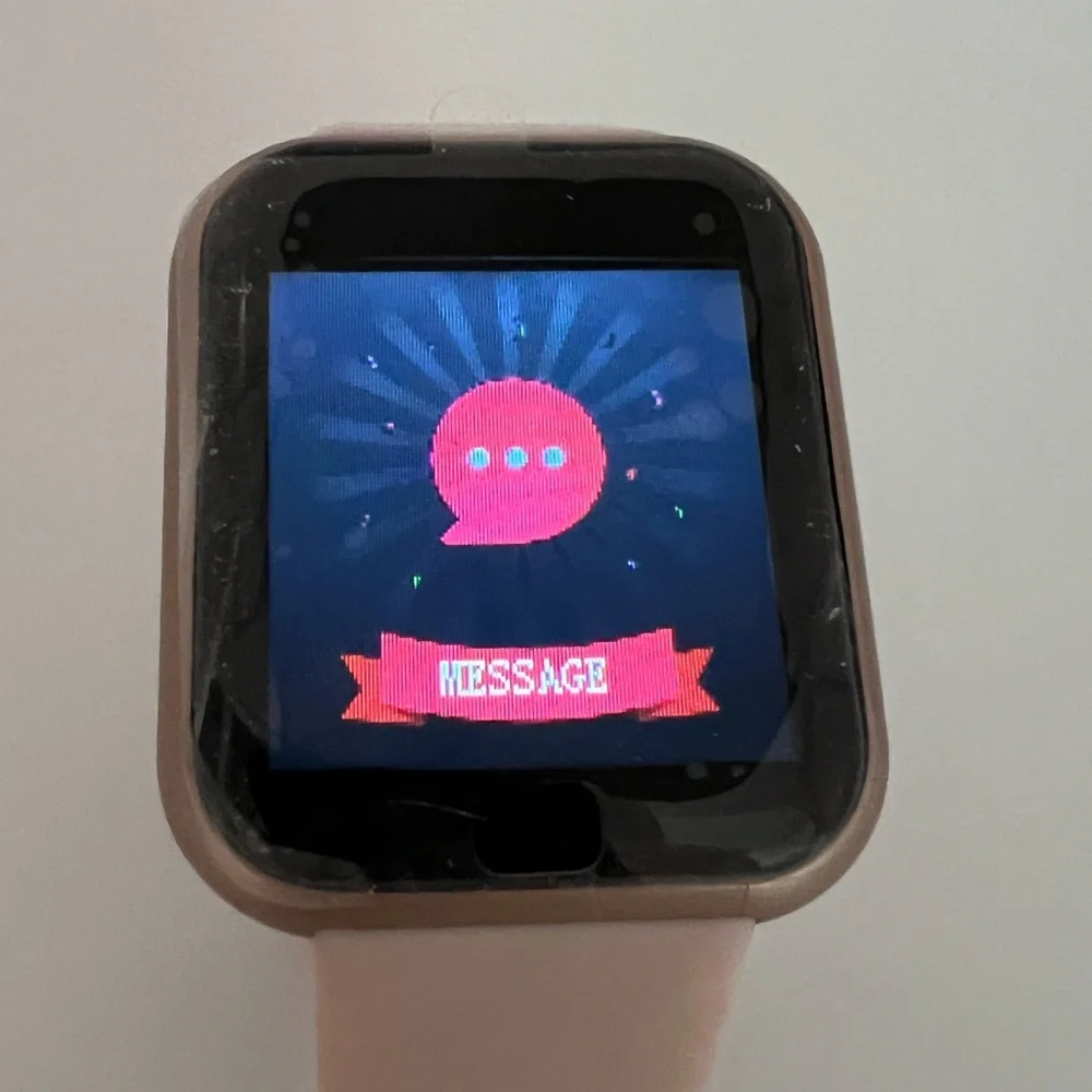 Unisex Smart Bracelet - Pink Wearable Fitness Tracker - Used Good